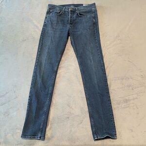 Rag & Bone Jeans Mens 32x32 Blue Fit 1 Extra Slim Stretch Denim Medium Wash